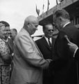 Tito with Nikita Hruščov in Slovenia, Yogoslavia, 1963