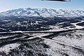 North aspect of Mt. Healy with town of Healy below, to left