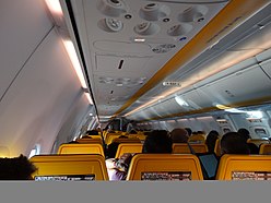 Nuevo interior de los Boeing 737 de Ryanair.