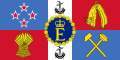 II. Erzsébet új-zélandi királyi zászlója (Royal Standard of New Zealand).