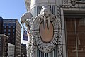 Terracotta detail, Arctic Building. The walrus's current tusks are plastic, as an earthquake safety precaution.