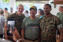 Senior Enlisted Advisor to the Chairman (SEAC) U.S. Marine Corps Sergeant Major Troy E. Black visited United States veterans in Santo Domingo, Dominican Republic, 26 April 2024 - 35.jpg