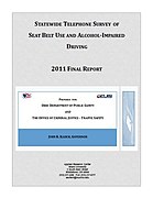 Statewide telephone survey of seat belt use and alcohol-impaired driving - 2011 final report - DPLA - 16896a9b42a90e5057efa058bf2230f7.jpg