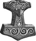 Thor kalapácsa, 1877-ben a svédországi Skåne-ben talált medál