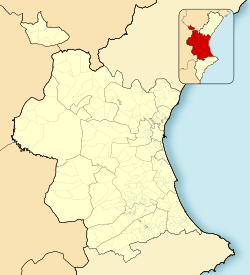 Simat de la Valldigna is located in Province of Valencia