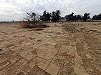 Tiles near the south-west side of the ziggurat