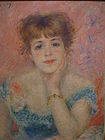 Portrait of actress Jeane Samary by Pierre-Auguste Renoir