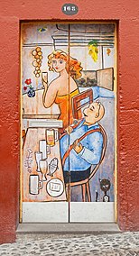 Dans le cadre de Arte de portas abertas (Funchal), rua de Santa Maria. Mars 2020.