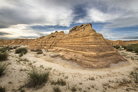 Bardenas Reales National Park, Navarre. By Miquel Pons Bassas, CC-BY-SA-3.0-ES.