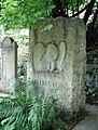 Herman Ottó síremléke a felsőhámori köztemetőben (Varga Miklós alkotása)