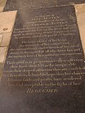 Tombe de Jane Austen, dans la cathédrale de Winchester.