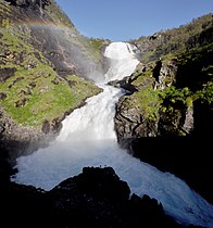 Kjosfossen at Flåmsbanen (railway)