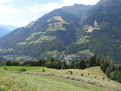 landscape near of Riffian and a view to Saltaus.