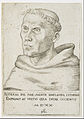 Martin Luther as monk with tonsure