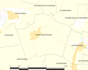 Poziția localității Fessenheim-le-Bas
