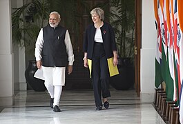 PM Theresa May in India on an official visit with Prime Minister Modi on 7 November 2016 - 3.jpg