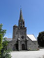 Nizon : l'église paroissiale Saint-Amet, la façade