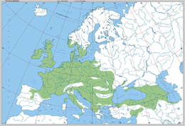 Distribución n'Europa