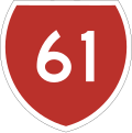 State Highway 61 marker