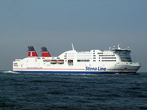 «Stena Britannica» utenfor Rotterdam i 2005