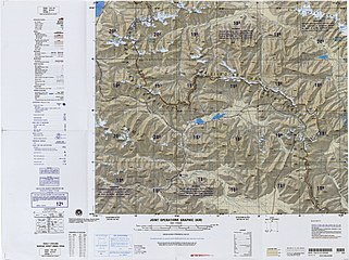 中国＝ソ連国境の一部（1988年、アメリカ防衛地図局）[注釈 3]
