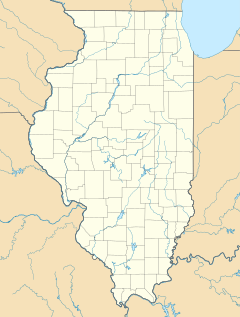 Де Вит на карти Illinois