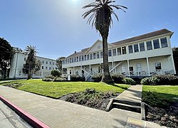 The Bay School of San Francisco is located in several buildings in the Main Post neighborhood of Presidio National Park