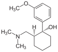 Deutsch: Struktur von (1R,2S)-Tramadol English: Structure of (1R,2S)-Tramadol