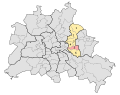 Deutsch: Wahlkreis Lichtenberg 5 für die Wahlen zum Abgeordnetenhaus von Berlin. Stand 2006