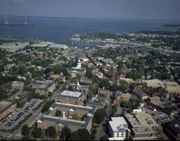 Vy över Annapolis från luften