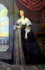 Anne d'Autriche, Königin von Frankreich, im achten Monat schwanger mit dem zukünftigen Ludwig XIV., 1638