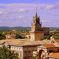 La Tour de la Livrée d'Albano au-dessus de l'Hôtel de Ville