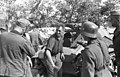 Soldats allemands chargeant des munitions dans un Sd.Kfz. 252, Crimée, juin 1942.