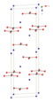 Thermal ellipsoid model of the unit cell of cobalt(II) carbonate