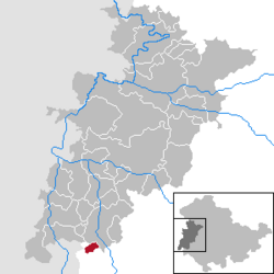 Empfertshausen – Mappa