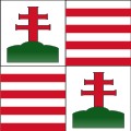 flaga Królestwa Węgier z XV wieku