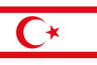 Ipar Zipreko Turkiar Errepublikako bandera