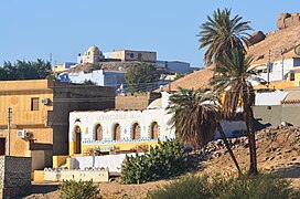 Landsbyen Gharb Seheil på vestbredden av Nilen
