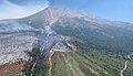 Burn zone and suppression work on the Lava Fire on July 5, 2021