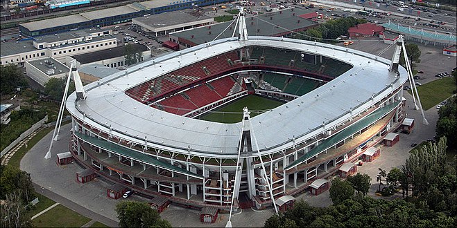 RZD Arena stade à domicile de l'équipe de football Lokomotiv Moscou.