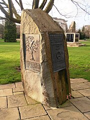 Memorial for those who fought in the International Brigade during the Spanish Civil War, which was unveiled in October 1992.