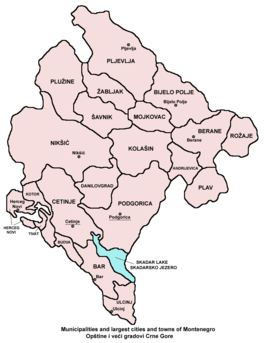 Navçeyên Montenegroyê