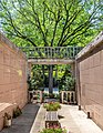 Image 45Ash tree behind a columbarium in Mount Auburn Cemetery