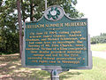 Image 11Mt. Zion Church state history marker near Philadelphia, Mississippi (from Freedom Summer)