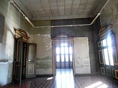 Proceso de restauración de las habitaciones del Palacio Nacional.