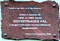 Rockenbauer Pál, Bródy Sándor utca 26.