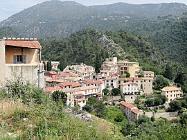 A view of Tourrette-Levens from the castle