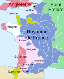 carte de France avec des zones bleue, verte, rouge, rose et blanche