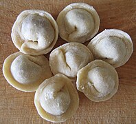 Pelmeni avant cuisson