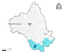 Belmont-sur-Rance dans le canton des Causses-Rougiers en 2020.